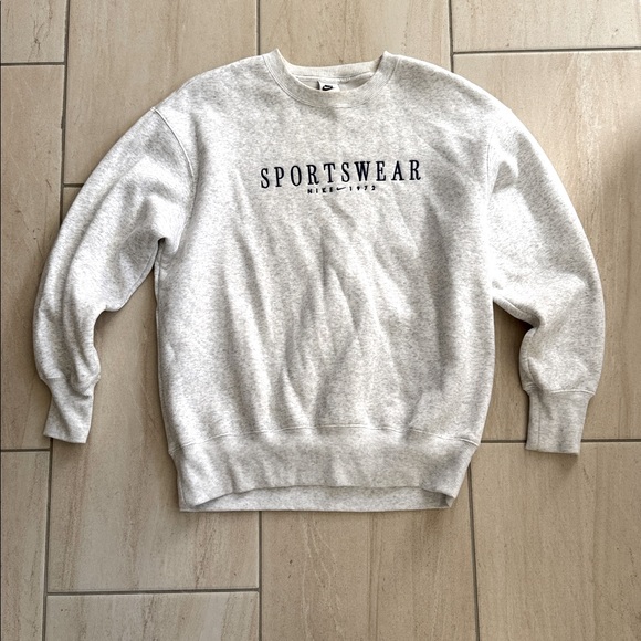 Nike embroidered Phoenix Fleece Women's High-Waisted Oversized Sweatsuit XS - Picture 6 of 8